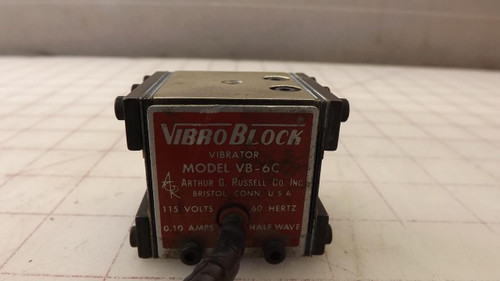 ARTHUR G RUSSEL VIBRO BLOCK VB-6C VIBRATOR T32659