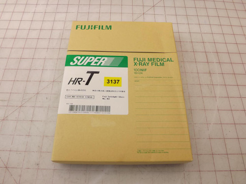 FUJIFILM FUJI MEDICAL HR-T 3137 47410 12850 MEDICAL X-RAY FILM T33716