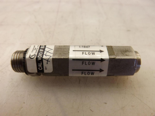 CTS CINCINNATI TEST SYSTEMS I-1847 FLOW PRESSURE VALVE T35231