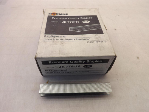 LOT OF 5000 SPOTNAILS JK 779/16 95510 PREMIUM QUALITY STAPLES T35760