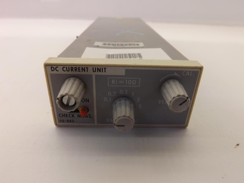 GOULD 66-043 210-210007-1 DC CURRENT UNIT T36678