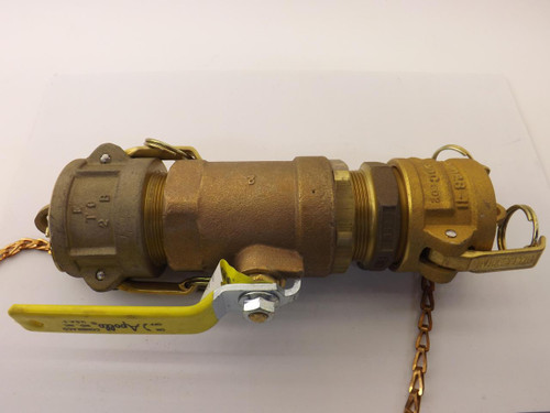 EVER TITE MS27026-11 MS27022-17 32-108-01 BRASS BALL VALVE T36787