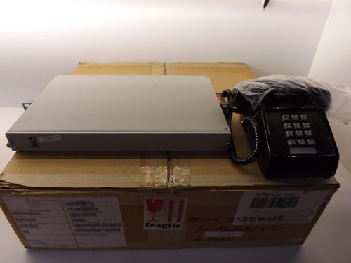 RAVEN 40610D-640 250000-MBA-20M DIGITAL ORDER WIRE UNIT W/ DESK BLACK PHONE T36989