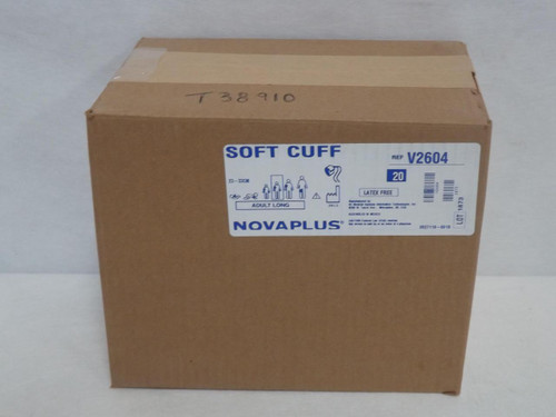 CASE OF 20 GE V2604 ADULT LONG SOFT CUFF BLOOD PRESSURE CUFFS 23-33CM T38910
