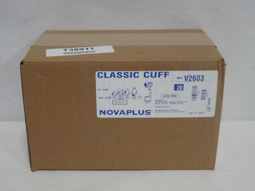 CASE OF 20 GE V2603 ADULT LONG SOFT CUFF BLOOD PRESSURE CUFFS 23-33CM T38911