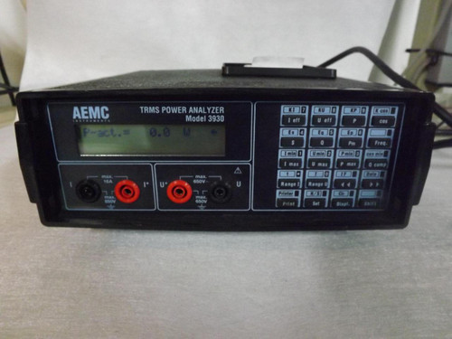 AEMC 3930 TRMS POWER ANALYZER W/ AC CURRENT PROBE