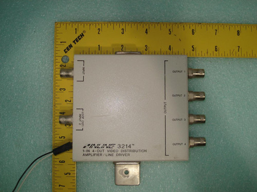 INLINE 3214 VIDEO DISTRIBUTION AMPLIFIER/ LINE DRIVER T7419