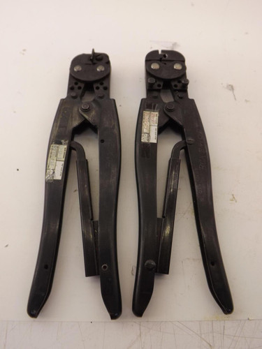 LOT OF 2 AMP 22-16 1-2 D G 49915 CRIMPING TOOLS T40546