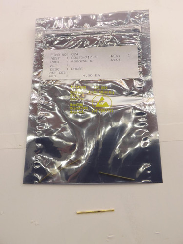 LOT OF 4 P0G025L-8 PROBE T40866
