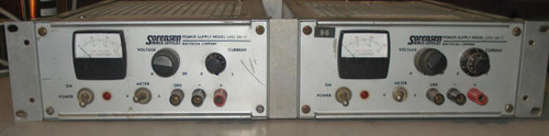 LOT OF 2 SORENSEN QRD 30-1 DC POWER SUPPLIES T6751