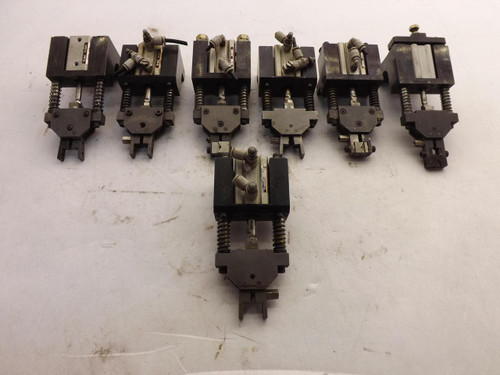 LOT OF 7 SMC CQ2B12-25DM PNEUMATIC CYLINDERS W GRIPPERS