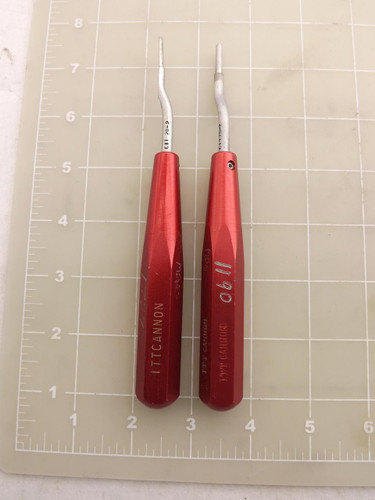 LOT OF 2 ITT CANNON CIT20-2 INSERTION TOOLS T43960