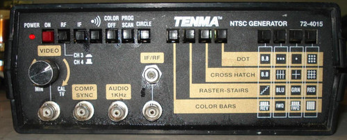 TENMA 72-4015 NTSC GENERATOR T6767