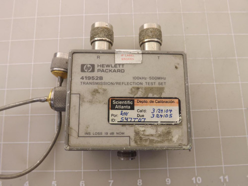 HP HEWLETT PACKARD 41952B TRANSMISSION/REFLECTION TEST SET T45977