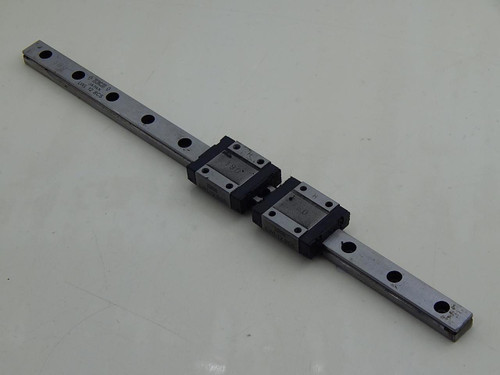 Lot of 2 IKO LWL12 BCS Bearings on a 11 In Rail T92798 For Sale