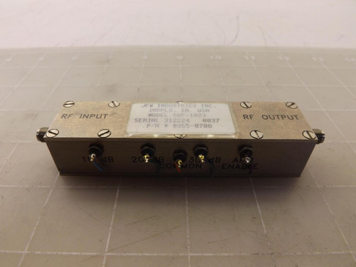JFW INDUSTRIES 50P-1023 0955-0700 RF ATTENUATOR T46700