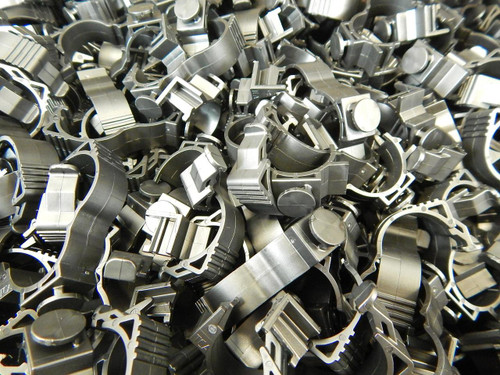 Lot of 2000 Hellermann Tyton 156-01292, 68107148 2-Piece Fixing Ties with Pipe Clip T94555 For Sale