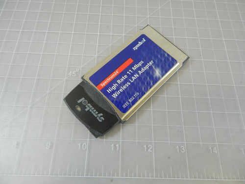 Lot of 9 Symbol Technologies LA-4121-112T-WW Spectrum24 Wireless LAN Adapter T94913 For Sale