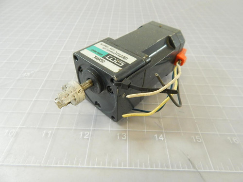 Oriental Motor 0GN90K, 0IK1GN-C Induction Motor 0.8/1 W 200 V 0.35 uF 1000/1200 RPM 0.07 A w/ Gear Head T95999 For Sale