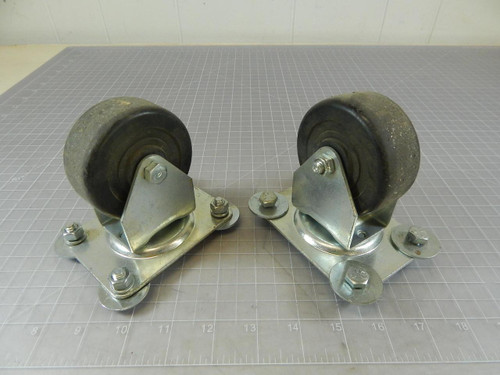Lot of 2 3 in Wheel Casters T97413 For Sale