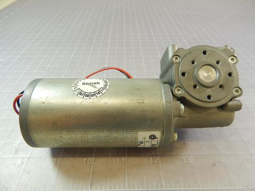 Dunkermotoren GR53X30, 88437 01620, SG62 Servo Motor 24 V 3600 RPM 23 A w/ Gearhead T98899 For Sale