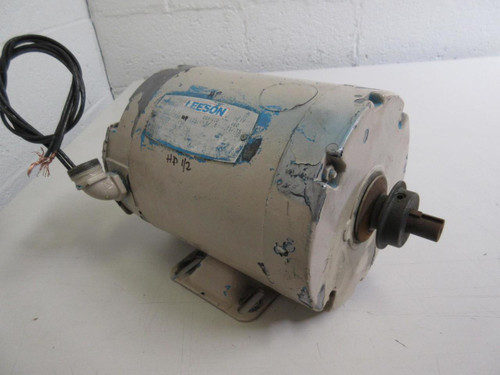 Leeson 110143-00, C6T34NB1A AC Motor, 208-230 V, 3450/2850 RPM, 1/2 HP T99735 For Sale