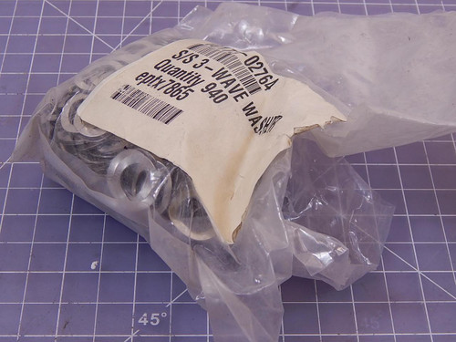 Lot of 500 10173-02764 S/S 3-Wave Washers T99476 For Sale