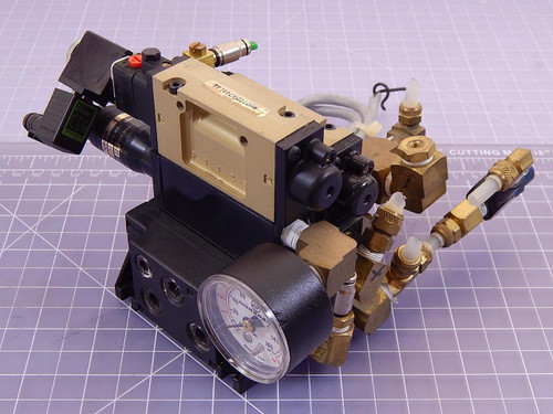 Norgren MH01GDA73A000, MH01GDA74AL, MH01GDA73A000 Solenoid Valves w/ Manifold Assembly T99569 For Sale