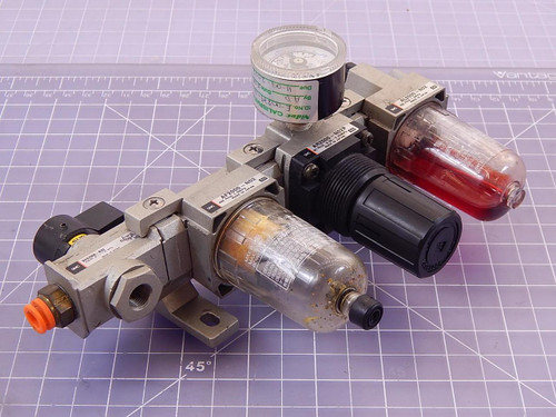 SMC VHS1000-N02, AF2000-N02, AR2000-N02P, AL2000-N02 Pneumatic Regulator Lock Set T99712 For Sale