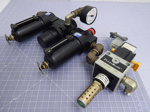 Decco, FlexiBlok, Boston Gear S22C-03AK, P-451, EN63230-FMG, EN61230-MG Pneumatic Regulator Lock Set T100725 For Sale