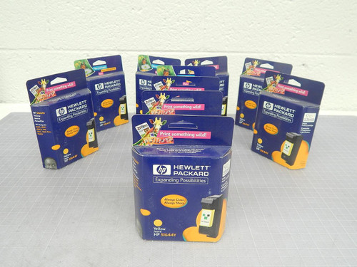 Lot of 10 HP Hewlett Packard 51644Y Yellow Print Cartridges T101848 For Sale