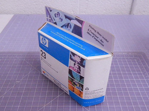Lot of 2 HP, Hewlett Packard C1823T, 23 Tri-color Inkjet Print Cartridges T101881 For Sale