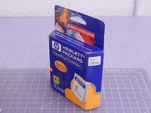 Lot of 7 HP, Hewlett Packard C4842A, 10 Yellow Ink Cartridge T101865 For Sale