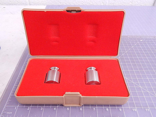 Lot of 2 Ohaus 200 g Calibration Weight Set T102086 For Sale