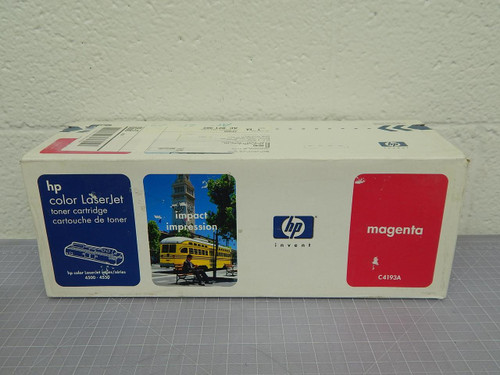 HP, Hewlett Packard C4193A Magenta Color Toner Cartridge T102301 For Sale