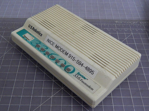 US Robotics 33.6, CJEMUL-35730-M5-E Fax Modem T102517 For Sale