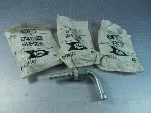 LOT OF 4 GATES G20241-0606 FEMALE SWIVEL COUPLE FITTINGS T103352