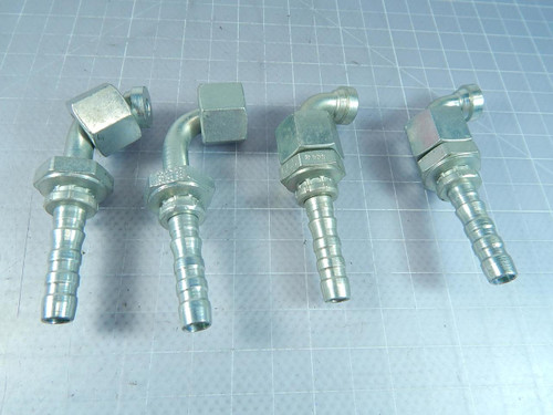 LOT OF 4 GATES G20239-0606 FEMALE SWIVEL COUPLE FITTINGS T103353