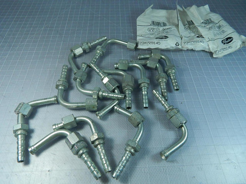 LOT OF 17 GATES G20181-0606 HYDRAULIC FITTINGS T103311