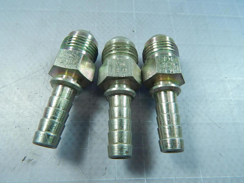 Lot of 3 Gates 6-8MJ Hydraulic Hose Fittings T103593 For Sale
