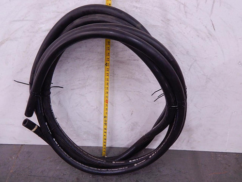 Gates 16G2, ISO1436 2SN R2ATS, EN853 2SN, SAE 100R2AT, 2G-11C 1 In 2400 Psi Flame Resistant Hydraulic Hose 30 Ft T104230 For Sale