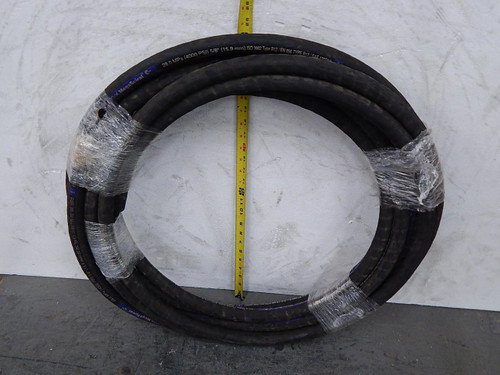Gates 10EFG4K, ISO3862 R12, EN 856 R12, SAE 100R12, 2G-11C 5/8 In 4000 Psi MegaSpiral Flame Resistant Hydraulic Hose 45 Ft T104100 For Sale