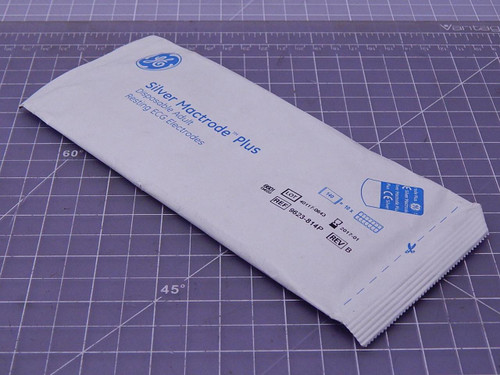 9623-814P, REV B Silver Mactrode Plus Disposable Adult Resting ECG Electrodes T104396 For Sale