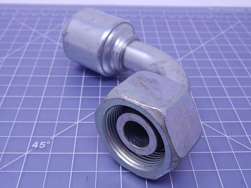 Gates 8G-12G25FDHORX90, G25730-1225, 12G-25FDHORX90 Hydraulic Hose Fitting T105778 For Sale