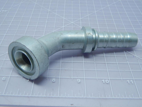 GATES G20407-1212 12GS-12FLC45-035 HYDRAULIC HOSE FITTING T105988