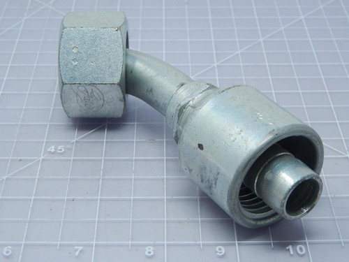 GATES 12G-16FFORX-45S G25235-1216 HYDRAULIC HOSE FITTING T106057