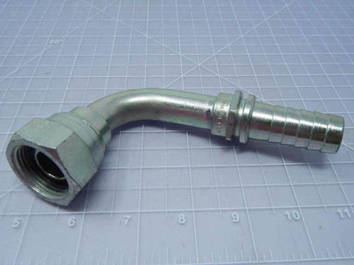 GATES 83747 12C2-22FDLX90 HYDRAULIC HOSE FITTING T106072