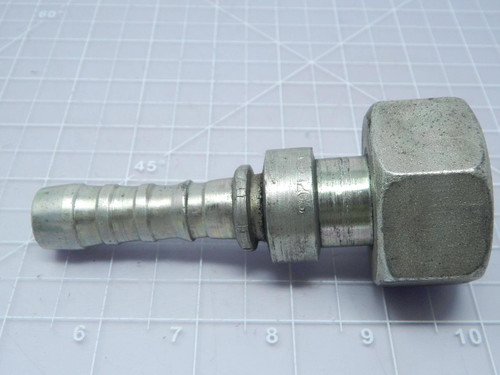 GATES 12GS25FDHORX 7347-19215-5 HYDRAULIC HOSE FITTING T106079