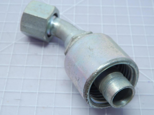 GATES G25235-1210 12G-10FFORX45S HYDRAULIC HOSE FITTING T106138