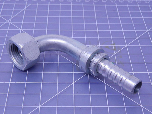 Gates 8GS, 8FBSPORX90 Hydraulic Hose Fitting T105949 For Sale